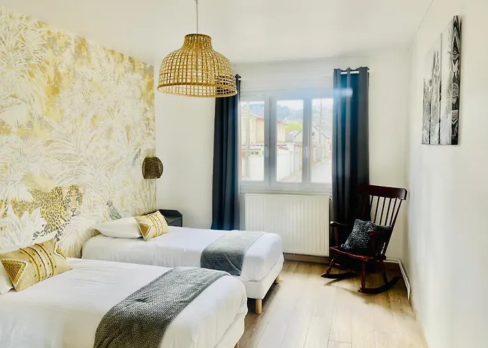 Appartement Le Bel Herminier - Calme, Accès Jardin, Proche Centre-ville