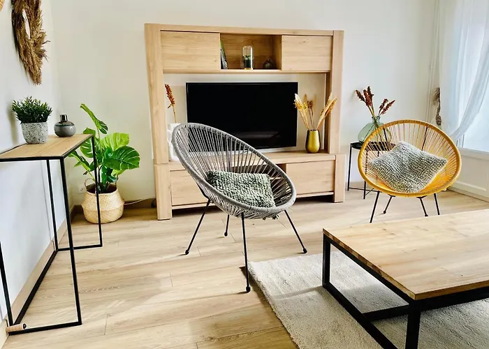 Appartement Le Bel Herminier - Calme, Accès Jardin, Proche Centre-ville Louviers